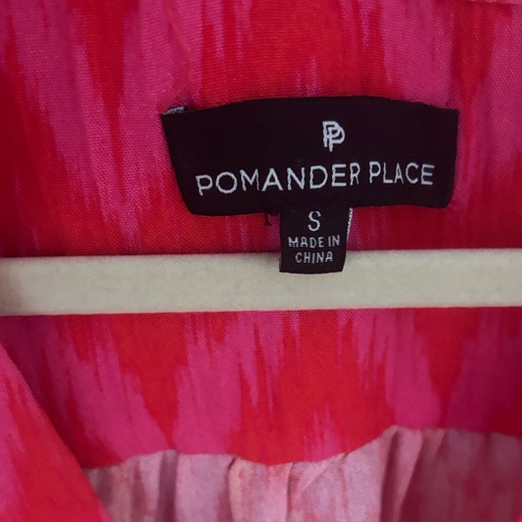 Pomander Place Vibrant Pink and Red Dress - Picture 2 of 11